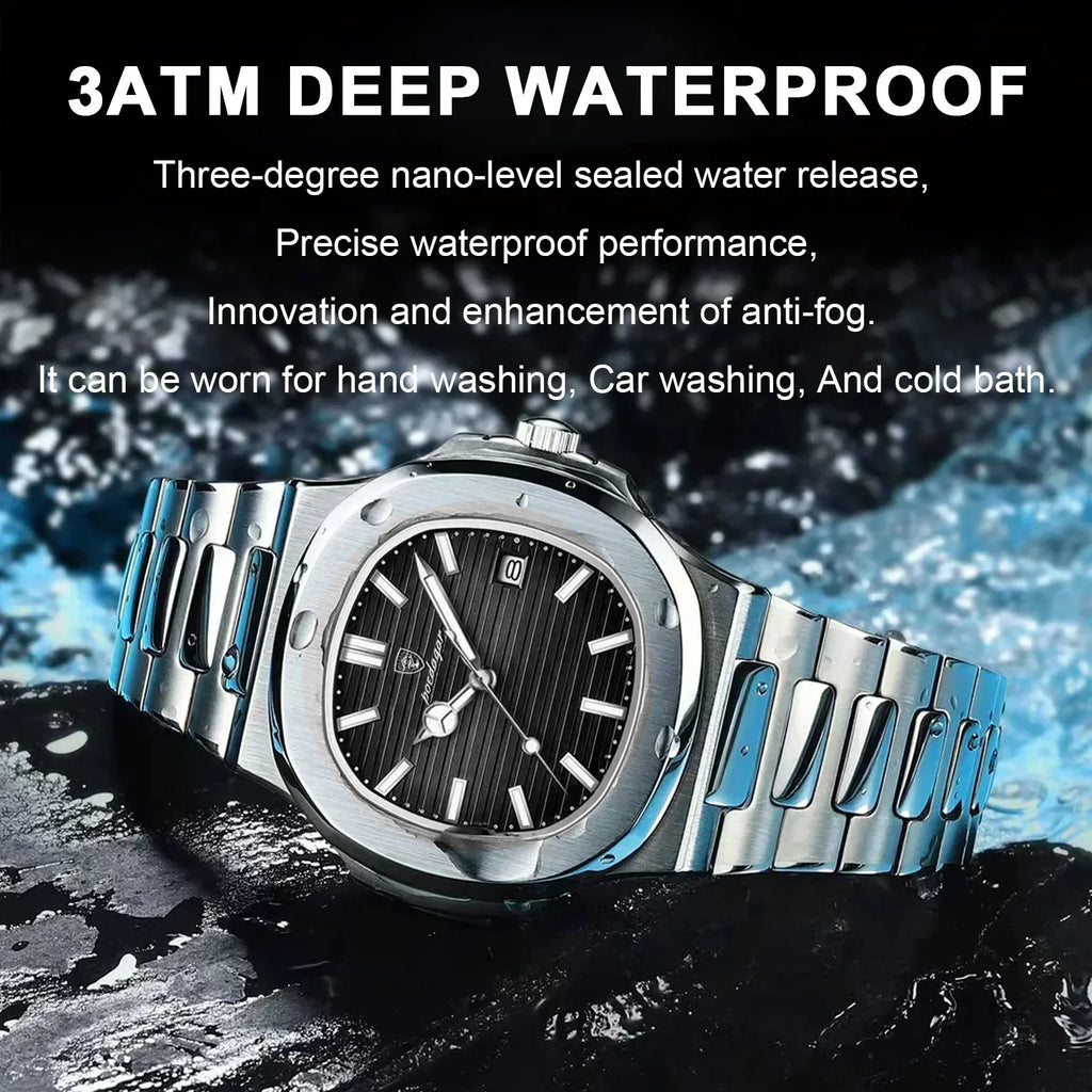 POEDAGAR Top Brand Luxury Man Watch.