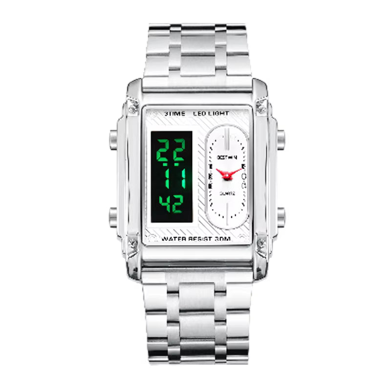 SKMEI BRANDED  Dual Time Unique Design Viral  Watch