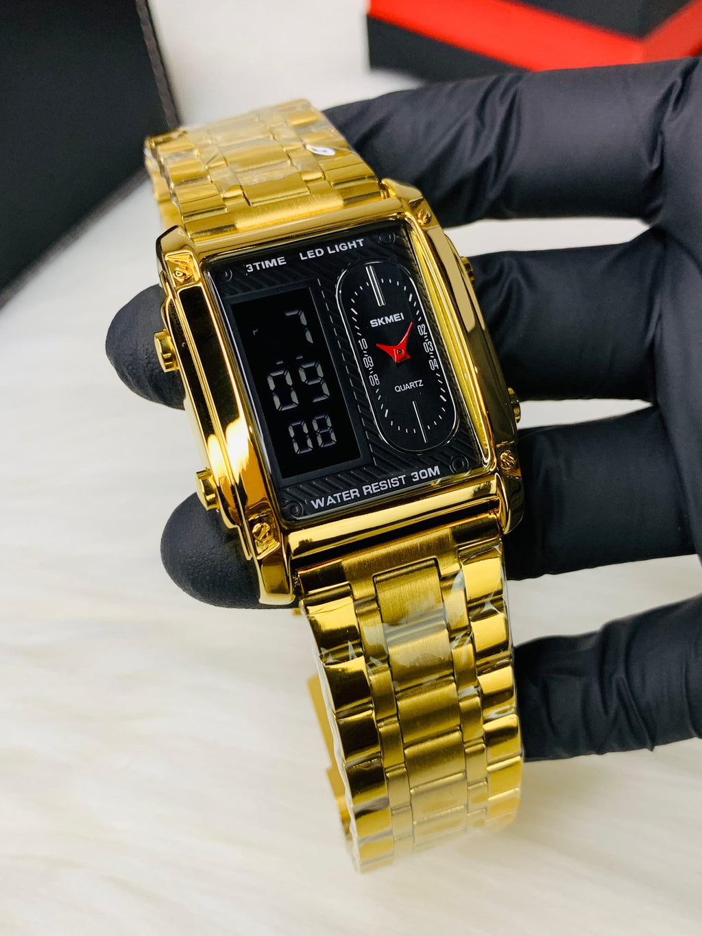 SKMEI BRANDED  Dual Time Unique Design Viral  Watch
