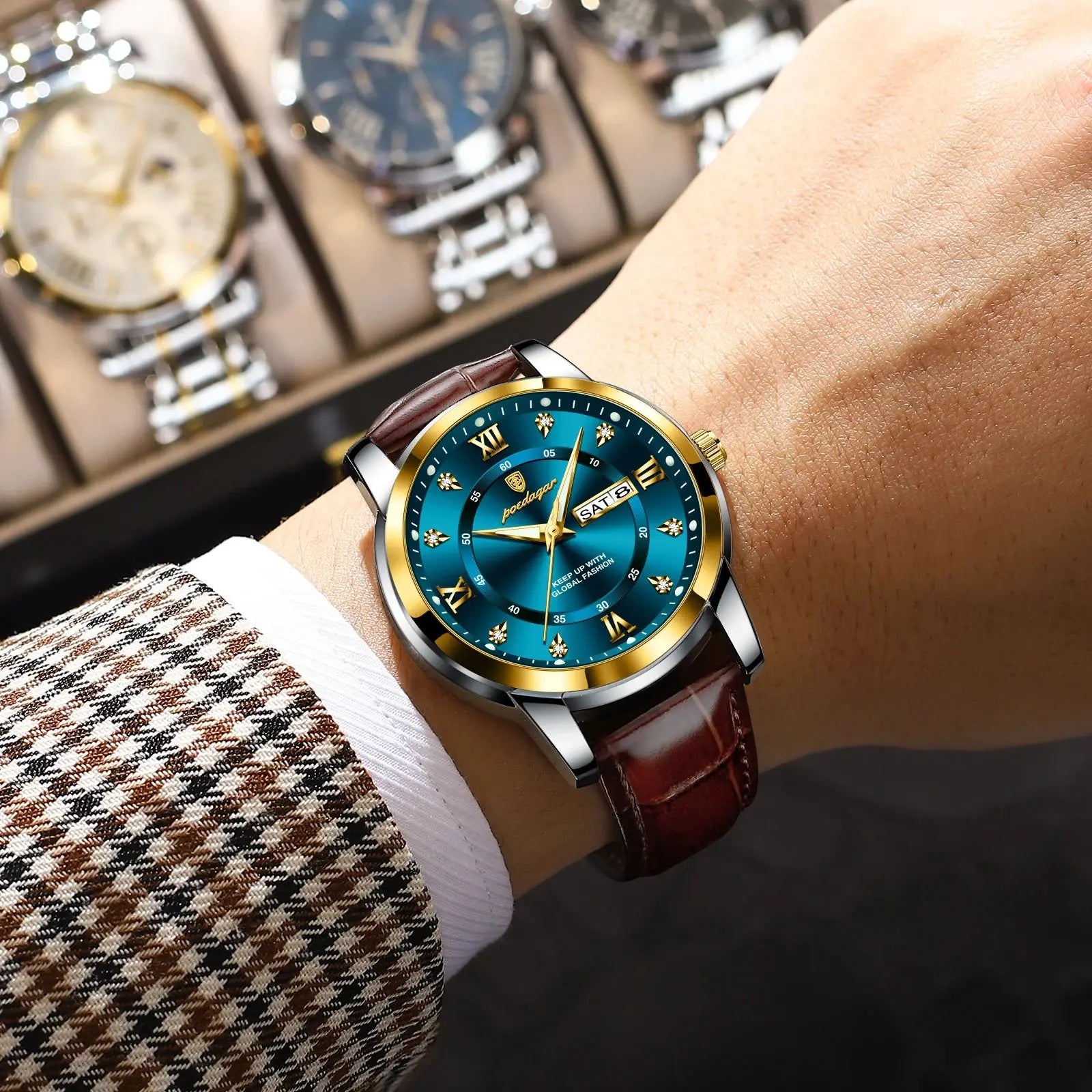 POEDAGAR Watch Men 936 Classic (original).