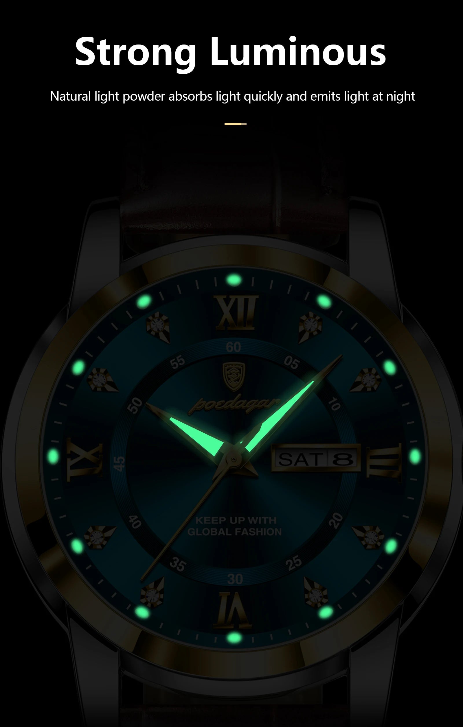 POEDAGAR Watch Men 936 Classic (original).