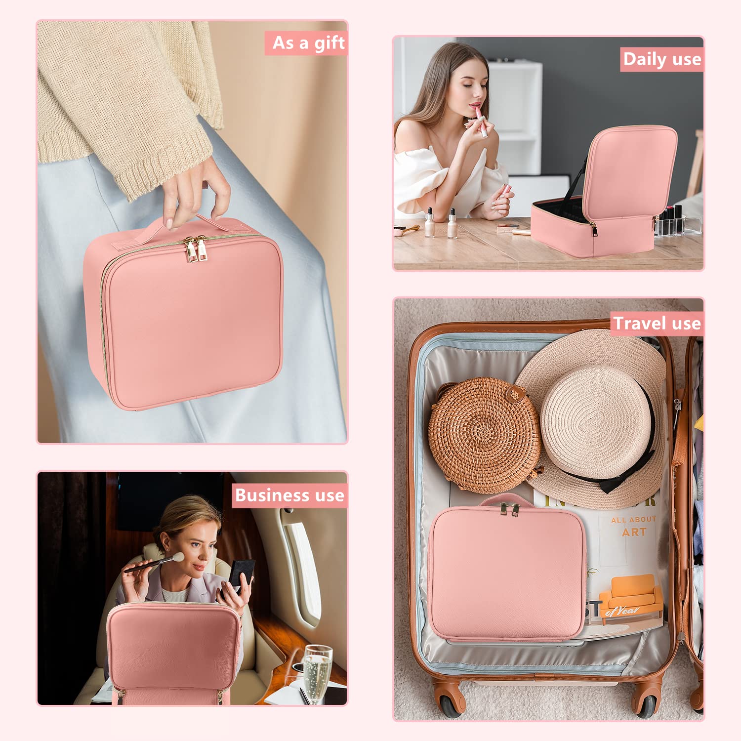 Stylish LED Makeup Bag